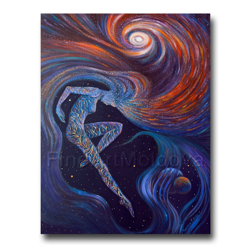 Embodied Cosmos painting by Damian Furdui