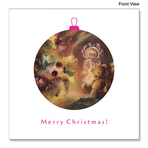 Front view of the Christmas Card Christmas Eve by Olga Bakitskaya