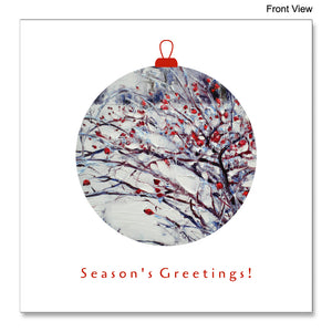 Front view of the Christmas Card Frost by Robert Ixari