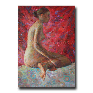 Original painting Nude by Veronica Iftodii